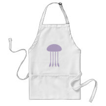 Purple jellyfish apron