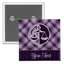 Purple Justice Scales Pin