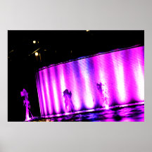 Purple Lights Poster