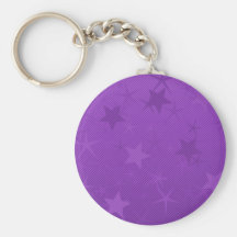 Purple Lined Star Field Keychains