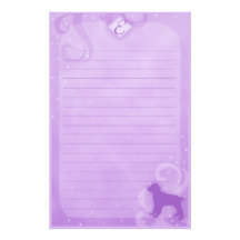 Purple Magic English Springer Spaniel Stationery