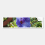 Purple Moon Flower Bumper Stickers