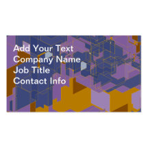 Purple Panel Business Card