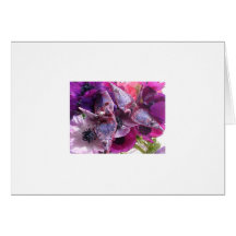 Purple Peace Cranes Greeting Card