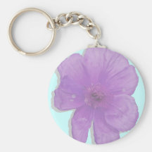 Purple Punch/ PopArt Flower Key Chains