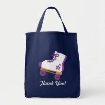 Purple Roller Skate Birthday Favour Bag