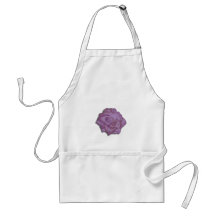 Purple rose apron