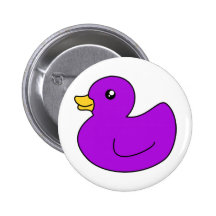 Purple Rubber Ducky Buttons