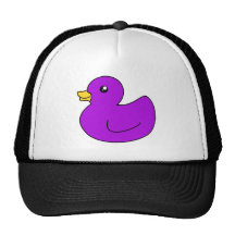 Purple Rubber Ducky Hat