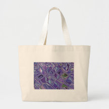 PURPLE SATIN BAG