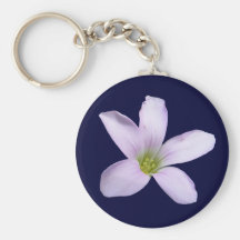 Purple Shamrock ~ keychain