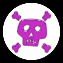 Purple Skull stickers