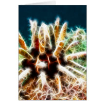 Purple Slate Pencil Sea Urchin Greeting Card