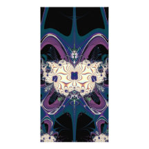 Purple Space Custom Photo Card