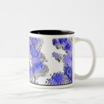 Purple splash mugs