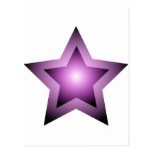 Purple Star Postcard