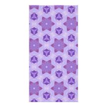 Purple Stars Customized Photo Card