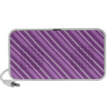 Purple Stripes Mini Speakers