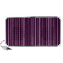 Purple Stripes Travel Speakers