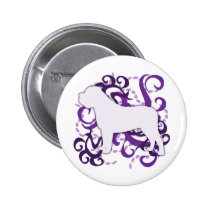 Purple Swirl Mastiff buttons