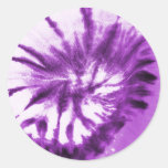 Purple Tie Dye Pattern Sticker