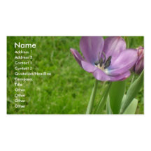 Purple Tulip Business Card