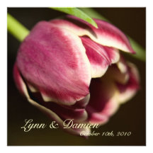 Purple Tulip • Wedding Invitation