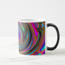 Purple Twirl morphing mug