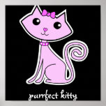 purrfect kitty posters