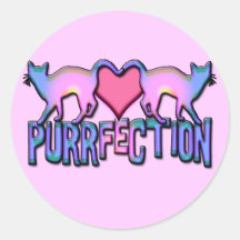 PURRFECTION STICKER