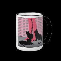 Purrfectly Sane Cat Lady mugs