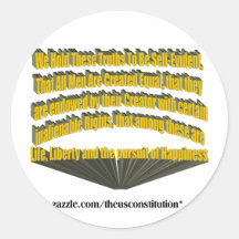 Pursuit of Happiness 3D Yellow Stickers