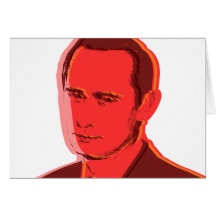Putin vladimir greeting card
