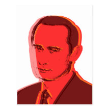 Putin vladimir post card