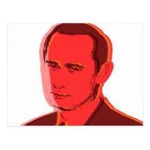 Putin vladimir postcard