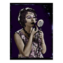 Putting on Lipstick c1919 Post Cards