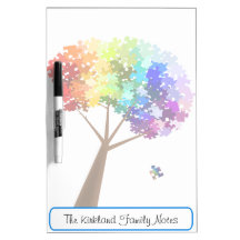 Puzzle Tree Autism Awareness Personalised