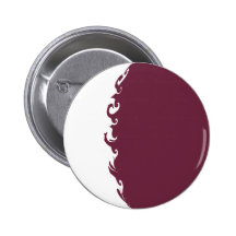 Qatar Gnarly Flag Pinback Buttons