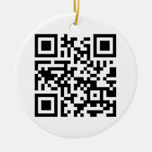 QR Code - Seasons Greetings! Christmas Tree Ornament