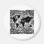 QR Code - The World Fridge Magnets