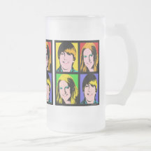 Quad Pop Art Photo Custom Request Coffee Mug