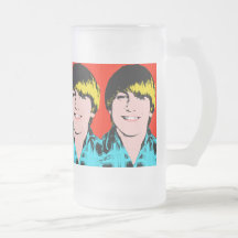 Quad Pop Art Single Photo Teen Boy Request Mug