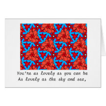 Quaint Lover's Greeting Card
