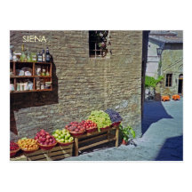 Quaint Siena Streetscape Post Cards