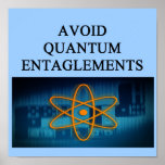 QUANTUM mechanics. Poster