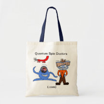 Quantum Spin Doctors Tote Canvas Bags