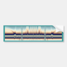 Quarantine - Fractal Art Bumper Sticker