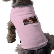 quarter horses dog tshirt