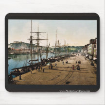 Quay Alex. III and commercial docks, Cherbourg, Fr Mousepad