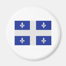Quebec Canada flag Refrigerator Magnet